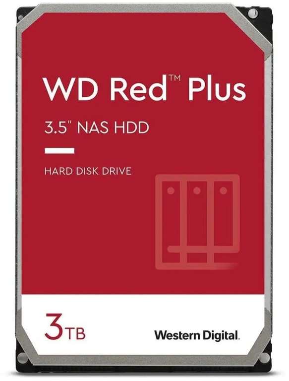 Жёсткий диск WD Red plus WD30EFZX CMR , 3tb