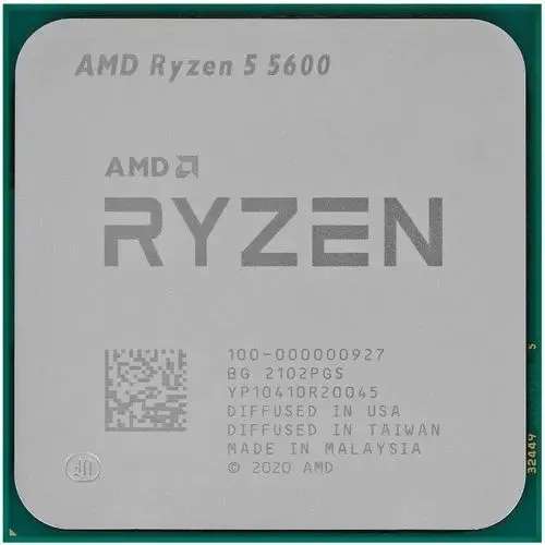 Процессор AMD Ryzen5 5600 6C12T L3=32M OEM (без кулера), из-за рубежа, по Ozon карте