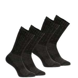 Теплые носки из шерсти DECATHLON SH500 Ultra-Warm, 2 пары, р. 35-38 (237₽ по карте Озон)