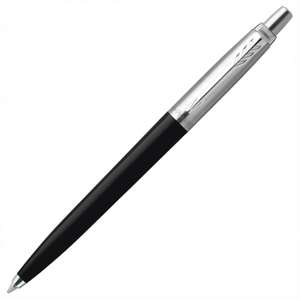 Шариковая ручка Parker Jotter Orig Black RG0033010 корпус черный синяя 1 мм 1 шт. + возврат 64% баллами