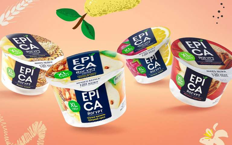 Возврат 100% на йогурт Epica (у некоторых 50%)
