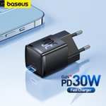 Зарядное устройство Baseus GaN5 30W Fast Charger (USB Type-C, 30 Вт, быстрая зарядка)