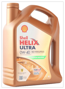 Моторное масло Shell Helix Ultra 0W-40, 4 л.