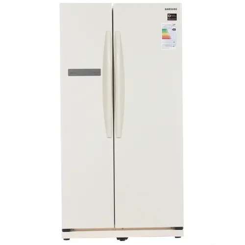 Холодильник Side by Side Samsung RS54N3003EF, бежевый, инвертор, ноуфрост