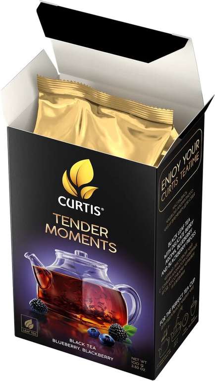 Чай черный листовой Curtis Tender Moments, 100 г