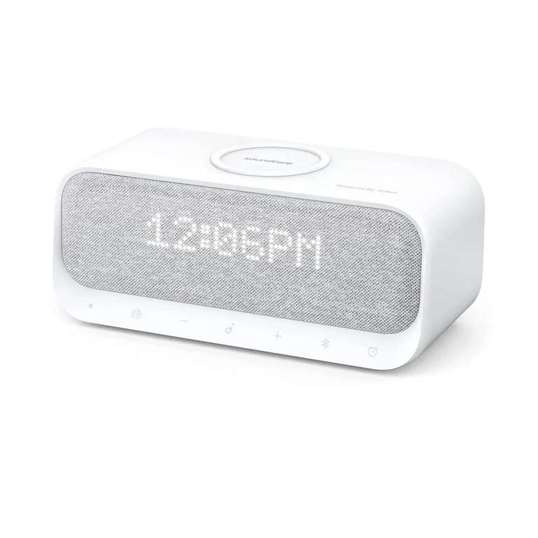 Портативная акустика Anker Soundcore Wakey (5 Вт, Bluetooth, AUX, часы-будильник, радио, беспроводная зарядка Qi)