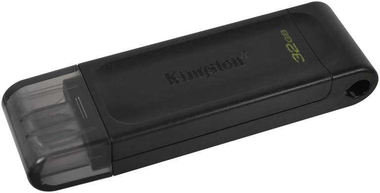 Флеш-накопитель Kingston DataTraveler 70, 32ГБ, USB-C (+ 119 бонусов)