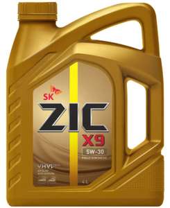 Моторное масло ZIC X9 5W-30 синтетическое, 4 л