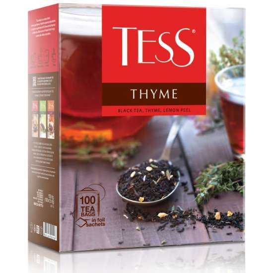 Чай TESS Earl Grey пакетированный, черный с добавками, 100 пакетиков (+ другие варианты в описании)
