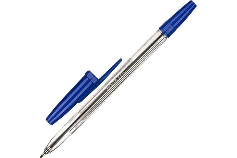 Шариковая ручка 20 шт в упаковке Attache Economy Elementary 05 мм синий стержень (+ другая канцелярия в описании)