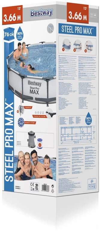 Бассейн Bestway Steel Pro MAX 366х76 см
