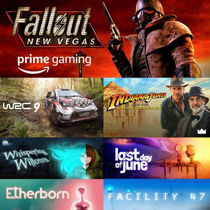 [PC] Ноябрьская Раздача Prime Gaming: Fallout New Vegas, WRC 9, Indiana Jones and the Last Crusade, Last Day of June, Etherborn