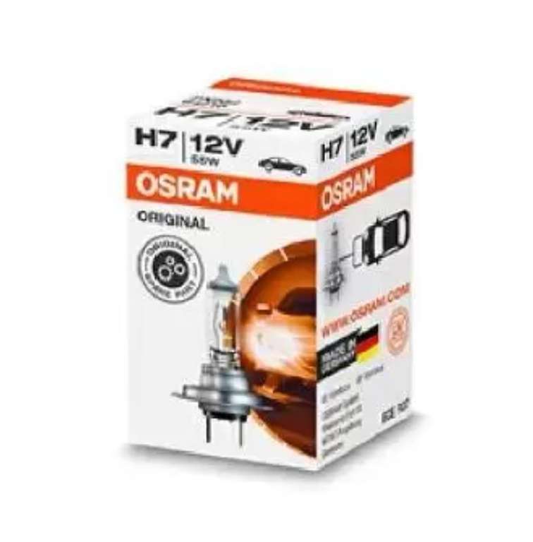 Галогенная лампа Osram H7 (55W 12V) (Возврат бонусами 56 руб)