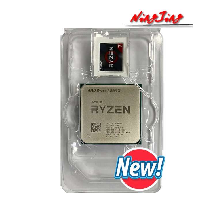 Процессор AMD Ryzen 7 5800X новый (через QIWI 16.561₽)