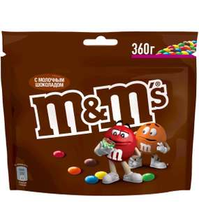 Конфеты шоколадные M&M's драже, 360 г