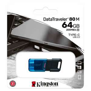 Флешка Kingston 64Gb DataTraveler 80M USB Type-C, (DT80M/64GB) (с WB кошельком)