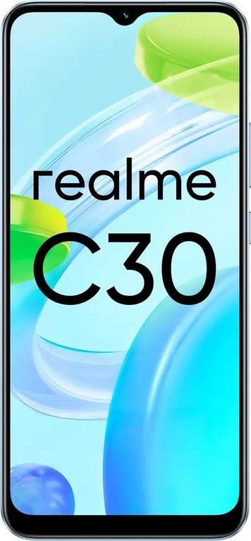 Смартфон realme C30 4/64 ГБ, синий (при оплате Ozon Картой)