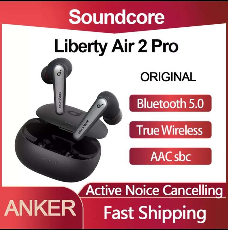Беспроводные наушники Soundcore Liberty Air 2 Pro TWS (с учетом промокода и купоном продавца)