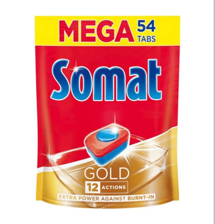 [МСК] Таблетки Somat Gold для посудомоечной машины, 54 шт.