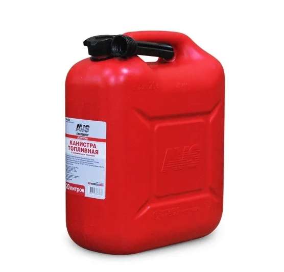 Канистра топливная для бензина, топлива AVS TPK-20, 20 литров (красная), A78363S