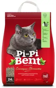 Комкующийся наполнитель Pi-Pi Bent Сенсация свежести, 24л (10кг)