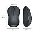 Мышь беспроводная Logitech Wireless Mouse M221 Silent (1000 dpi, радиоканал, кнопки - 3)