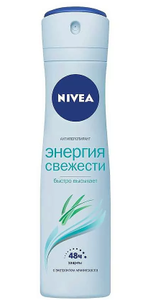 NIVEA Дезодорант-спрей "Энергия свежести" 150 мл