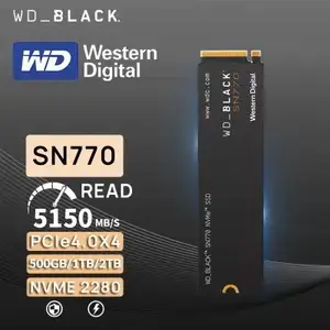 Внутренний SSD-диск Western Digital SN770, 1 ТБ (из-за рубежа)