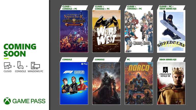 [Xbox] Weird West, F1 2021, Crusader Kings 3 и другие игры, которые пополнят каталог Game Pass во второй половине марта