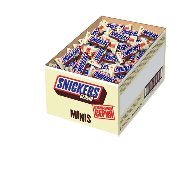[Мск, возм другие] Snickers minis белый, 2.9кг по озон карте