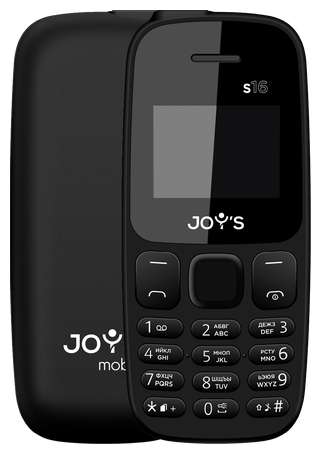 Телефон JOY'S S16 без з/у, 2 micro SIM, черный