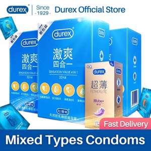 Презервативы Durex ультратонкие из натурального каучука и латекса, 100 шт.
