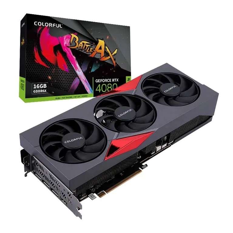 Видеокарта Colorful GeForce RTX 4080 16 ГБ NB EX-V (по Озон карте из Китая, магазин Colorful Store)