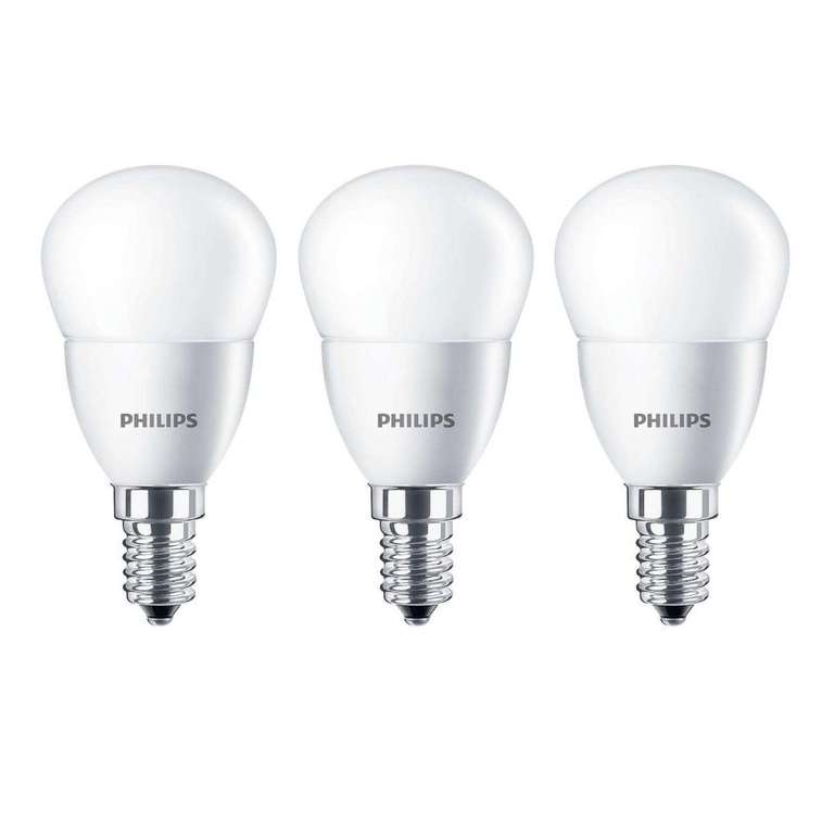 5=4 Лампы Philips CorePro lustre 3CT 4000K, E14,5.5Вт 5 штук (212₽ за 1 штуку)