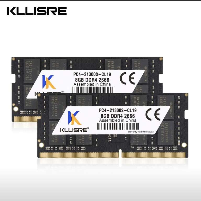 KLLISRE DDR4 32gb 3200Mhz (16gb+16gb) so-dimm