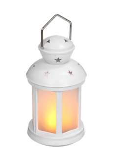Декоративный светильник NEON-NIGHT С эффектом пламени свечи белый