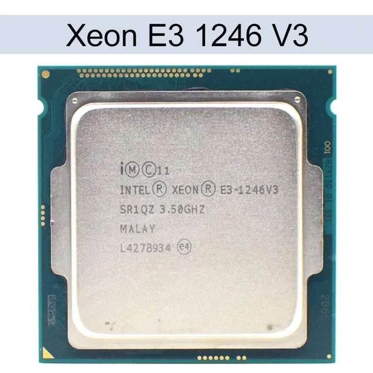 Серверный процессор Xeon E3-1246 V3 (с Озон картой, из-за рубежа)
