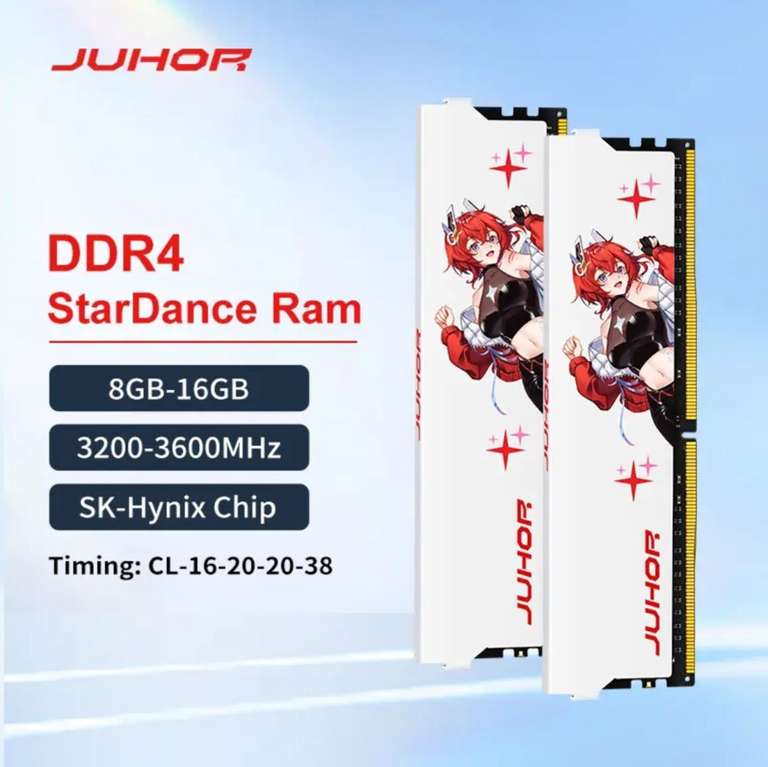 Оперативная память DDR4 Juhor 2x16 Gb 3600 16-20-20-38