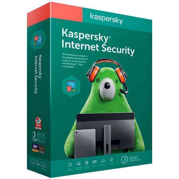 Kaspersky Internet Security 2 устр. 3 месяца лицензия