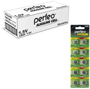 Батарейка Perfeo типоразмер LR44 (LR1154, V13GA, AG13, G13, RW82), 200шт