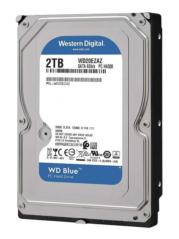 Жёсткий диск Western Digital Blue 2TB WD20EZAZ