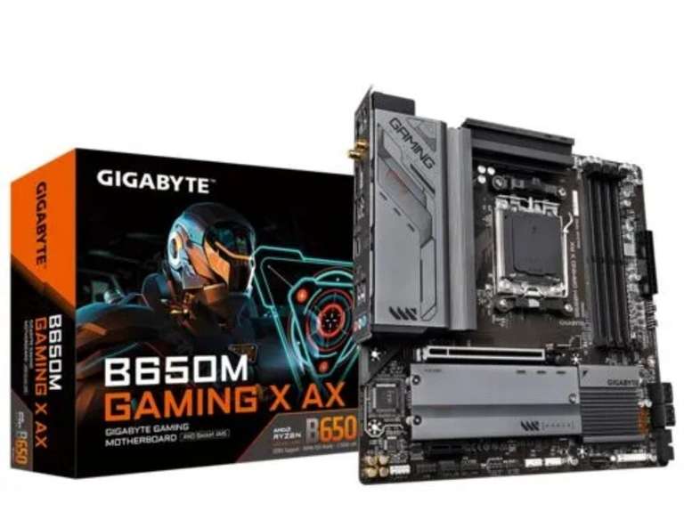 Материнская плата GIGABYTE b650m Gaming X AX (с озон картой)