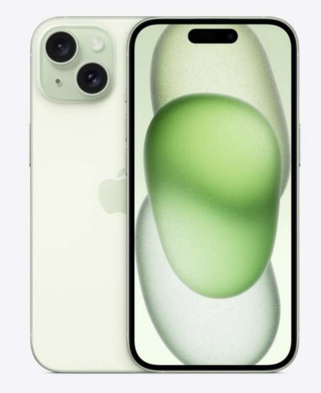 Смартфон Apple iPhone 15 128Гб Зелёный (+34% СберСпасибо)