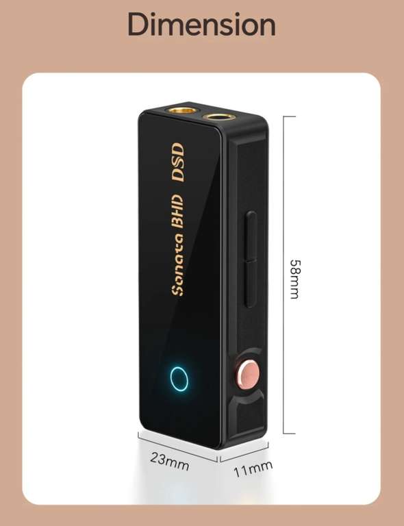 TempoTec Sonata BHD портативный USB C dongle DAC (из-за рубежа, в корзине)