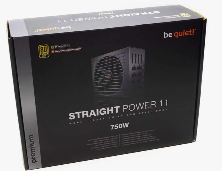 Блок питания компьютера Be quiet Straight Power 11, Модульный, 80+ Gold, 750 Вт (цена по Ozon карте)