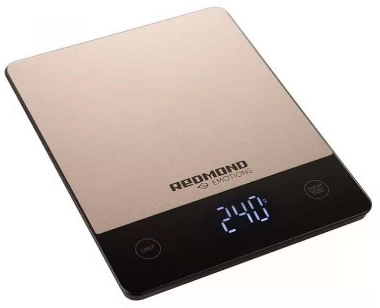 Весы кухонные REDMOND RS-M769 коричневые + 960 баллов (80%)