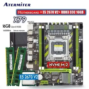 Материнская плата Atermiter Intel X79 Xeon E5 2670 V2 16GB (цена с ozon картой) (из-за рубежа)