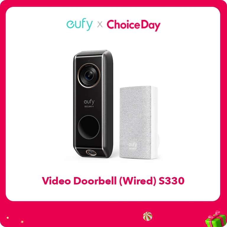 Видеодомофон Eufy S330 с двойной камерой (модель E340 с ночным виденьем в описании)