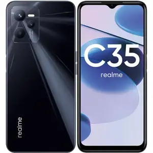 Смартфон realme C35 4/64 ГБ, черный (8.284 ₽ c Ozon картой)