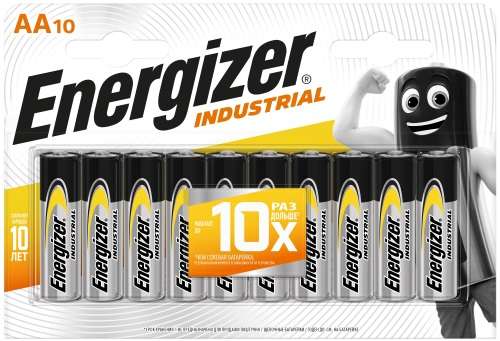 Батарейки Energizer Industrial AA-LR6, 10 шт. (E301424500)